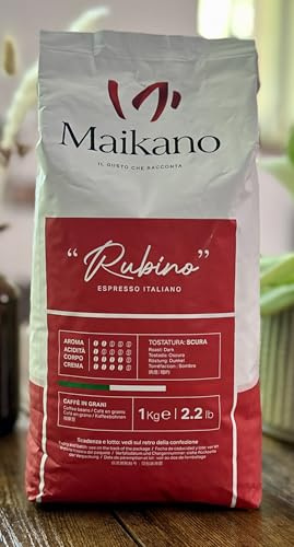 Kaffee Maikano Rot Rossa 1kg Ganze Bohne