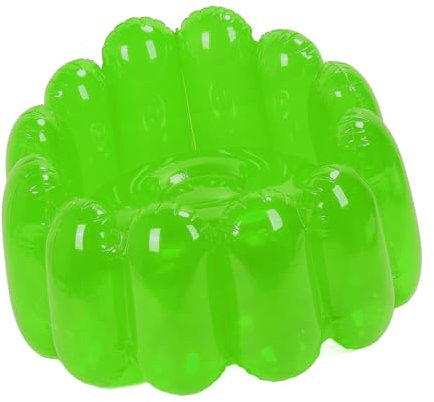 SIXRUN Aufblasbarer Sofastuhl, Modernes Design, Geruchloses PVC-Material, Gemütliche Leseecke für, Jugendliche, Partys, Wohnzimmer und Zusammenkünfte Im Freien, Pool (Green)