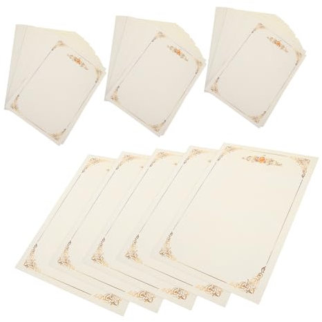 SHOWERORO 100blätter Zertifikatpapier Druckbare Urkunden Leere Urkundenpapier Für Auszeichnungen Abschlüsse Und Anerkennungen Vielseitig Einsetzbar Im Büro Und Zuhause