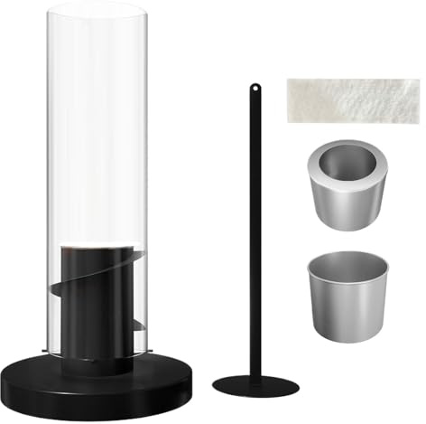 Lampe de Table pour Chambre,Feu de Table Tornade Flamme - Déco Lumineuse LED Moderne pour Cheminée, Balcon, Chambre, Cadeaux et Soirées Cinéma