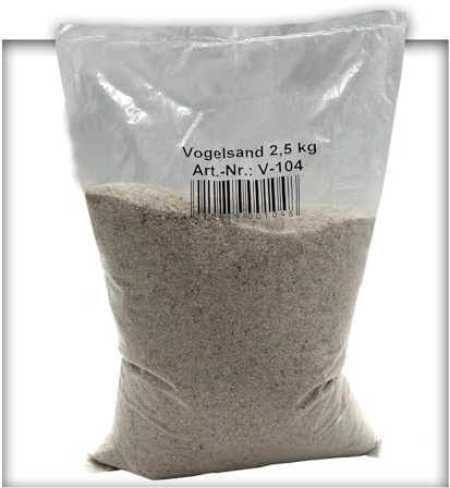 Kieskönig 10 x 2,5 kg Vogelsand mit Kalk und Anis, hygienisch + keimfrei in Bester Qualität