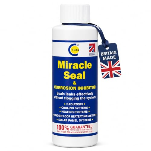 Miracle Seal Cooling System Leak Sealer & Corrosion Inhibitor 250ml | Radiator & Hose Leak Protection | Water-Based Formula | Compatible with All Water Coolants (1 Pack)