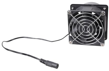 BWANGIAO Ventilador Extractor 80 mm, 12 V, 0,9 A. Ventilador Extractor de Aire para Soldadura, Ideal para calefacción en dormitorios, baños y cocinas.