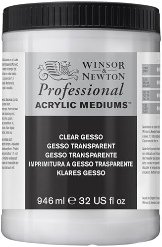 Winsor & Newton Clear Gesso - Vernice acrilica, 1 L