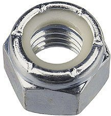Stainless Nylon Insert Lock Nuts 1/4-20 Qty: 25 (Nylock)