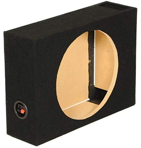 Q Power SHALLOW112 - Caja de subwoofer con ventilación y poco profunda de 12 pulgadas