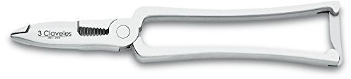 ANGOPE Cascamariscos Inoxidable - Cortamariscos Forjado Muelle y Anclaje - 6,5'' - 17cm - Garantia y Calidad 3 Claveles