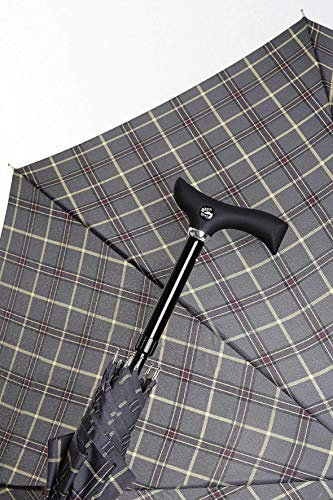 Gastrock Unisex – Erwachsene 1600-2 Regenschirme, Grau-Bordeauxrot, One Size