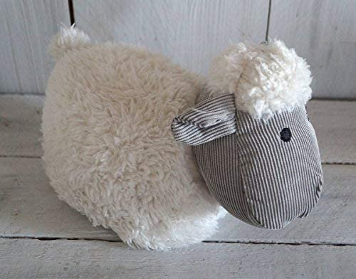 Lilienburg Türstopper Schaf Lämmchen schwer Stoff Sack TIER Dekotier Dekoschaf Fensterstopper