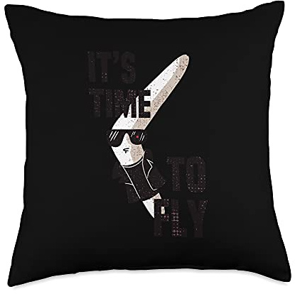 Funny Its Time To Flys Boomerang Sunglasses Boomerang Throw Pillow