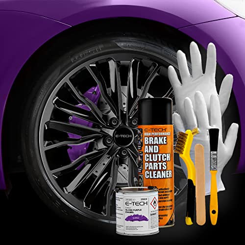 BITS4REASONS - NEW FORMULA E TECH BRAKE CALIPER PROFESSIONAL GRADE PAINT KIT- PERFORMANCE HIGH TEMPERATURE RATED TO 220 C GLOSS PURPLE