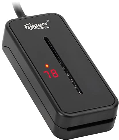 hygger Mini Aquarium Heater, Small Submersible Aquarium Heater 50W Mini Betta Tank Heater with Thermostat &Explosion-Proof for Saltwater Freshwater 19-38L