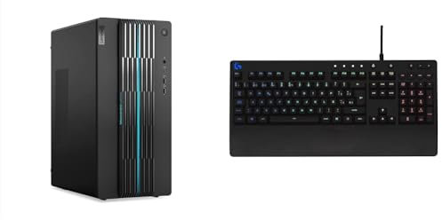 Ordenador de Sobremesa Lenovo IdeaCentre Gaming 5 Gen 7 - Teclado Gaming Logitech G213 Prodigy con Reposamuñecas, RGB LIGHTSYNC, Teclas Retroiluminadas