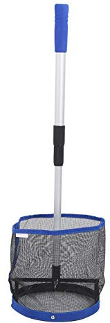 PerGar Tischtennisball-Picker, Tischtennisball-Aufbewahrungsnetz mit Großer Kapazität, Tragbarer Ballpicker-Behälter, Tischtennis-Netztasche mit Verstellbarer Länge
