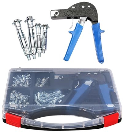 Outil de pose mural en métal - 72 outils haute performance - Kit de fixation murale et de vis en métal
