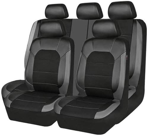 5 Pieces Car Seat Covers Full Set For Jeep Wrangler Unlimited(TJ)/Wrangler Unlimited Rubicon(TJ)/Wrangler Jamboree(TJ)，General Front Rear Seat Cover Seat Cushions Protectors Breathable Accessories