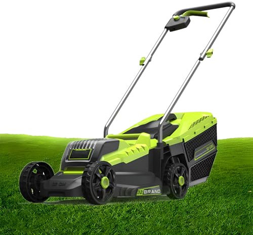 Cordless Electric Lawn Mower with High-Capacity Batteries, Adjustable Cutting Heights for Effortless Lawn Care