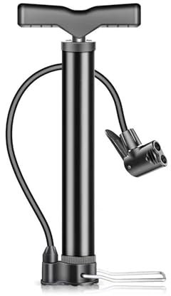 Manometer Fahrrad Luftpumpe Inflation Rohr Hochdruck Pumpe Mit Manometer Doppelventil(Classic Short)