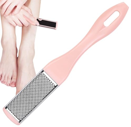 de pie de metal, de, limas de pies de acero inoxidable, limas de callos para pies, removedor de multifuncional con asa, de portátil para pies, manos y