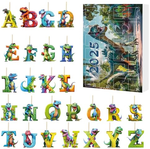 Nedräkningskalender för julfirande Dekorativa 2D Akryl Ornament