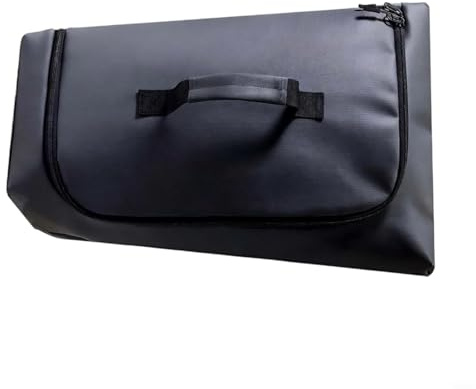 GANCEI Grande coperta da barbecue grigia a prova di perdite, isolata Oxford per riposare la carne, con apertura superiore a 270°, ritenzione del calore per petto, tacchino e grigliate all'aperto