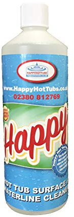 Happy Hot Tubs Spa Surface Cleaner Hot Tub Tubs REMOVE OIL & SCUM LINE (1 Litre)