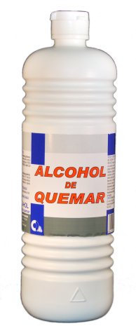 CUADRADO - Alcohol De Quemar Cuadrado 1 L