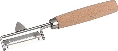 FACKELMANN 31049 Pendelschäler, Holz/Edelstahl, Silberne