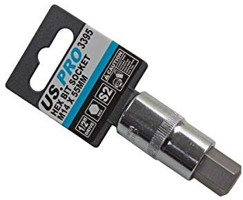 US PRO 1/2 DR Hex Bit Socket M14 X 55MM 3395