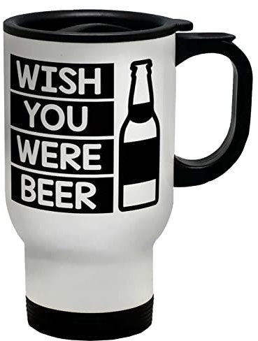 Shopagift Wish You were Beer Travel Mug Cup