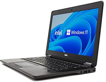Notebook DELL Latitude E7250 Core i7 Fino a 3.20GHz | Windows 11 Pro 16GB RAM 256GB SSD mSATA | Display 12,5” HD+ | Webcam 720p MiniDisplayPort HDMI | PC Computer Portatile Aziendale (Ricondizionato)