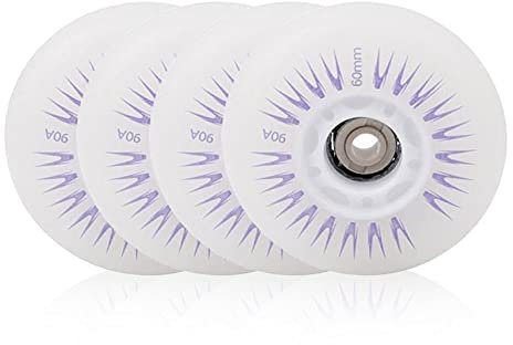 Beleuchtet Roller Skate Räder 60mm / 70mm / 80mm 90A Inline-Roller-Skate-Räder 4pcs gleiten Pu. Skating blinkende Radrollen robuste Leuchträder Outdoor Roller Räder (Color : 70mm)