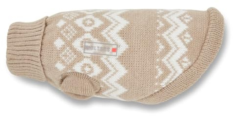 Wolters Norweger Pullover, Größe:45 cm, Farbe:Taupe/Weiss
