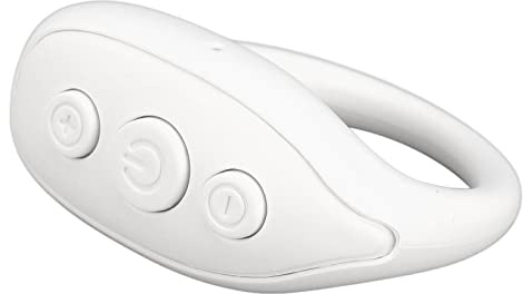 Bluetooth-fjärrkontroll för Smartphone Tablet, Trådlös Kamerafjärrkontroll Slutare, Button Selfie Reading Novel Multifunktionell Shake Ring-fjärrkontroll för för Android(Vit)