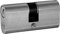 Yale Cylindre Ovale pour serrures YN0901002002 nickelé satiné, 27,5/27,5 mm, 3 clés