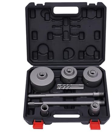 Beton Bohrkronen Set, Hohl-Bohrkrone Set, Bohrer Dosenbohrer 30/40/68/80/100 Kernbohrer mit 300mm Rundgriff SDS Plus und Max, 2 Zentrierbohre