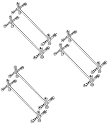 Zerodeko 6pièces Repose- Métal Support pour Couteaux Fourchettes Et Cuillères Décoration De Table Élégante pour Restaurant Et Cuisine