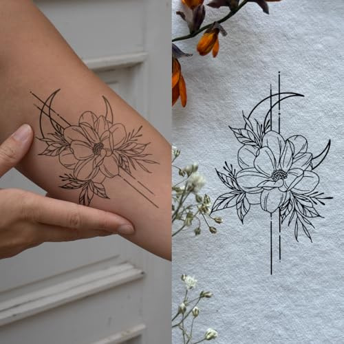 Schöne Magnolie Tattoo
