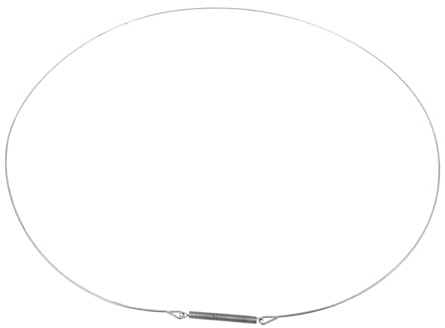 Pince à Ressort pour Joint de Porte de Lave-linge en Acier Inoxydable 34cm | Argenté, Pièce de Fixation pour Réparation de Machine à Laver, Maintien Fiable du Soufflet de Porte