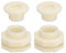 PATIKIL Raccordo Paratia ABS G 3/4, 2pz Raccordo a Doppio Filetto Serbatoio d'Acqua con Guarnizione in PVC per Secchio Pioggia, Lavandini, Acquari, Bianco