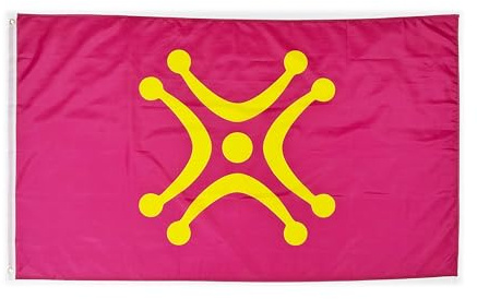 Bandera Lábaro cántabro, BANDERA DE CANTABRIA LABARO. CANTABRIA REGIONALISTA, Bandera REGIONALISMO CÁNTABRO 150 x 90CM