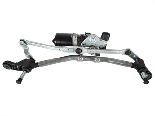 M MODECAR - Compatible avec Renault Clio III 2005- Mécanisme d’essuie-glace + MOTEUR pour 53567502, 579738, 7701061590, 8200268931,