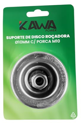 Accesorio de Cabezal de desbrozadora para fijación de Disco con Tuerca m10-10 mm KAWAPOWER