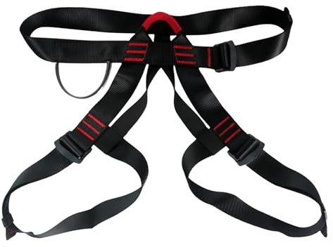 Harnais d'escalade – Protection de la taille Harnais de sécurité | Harnais d'escalade à épaisseur réglable | Équipement d'extérieur confortable pour homme et femme, idéal pour rocher, arbre, rappel