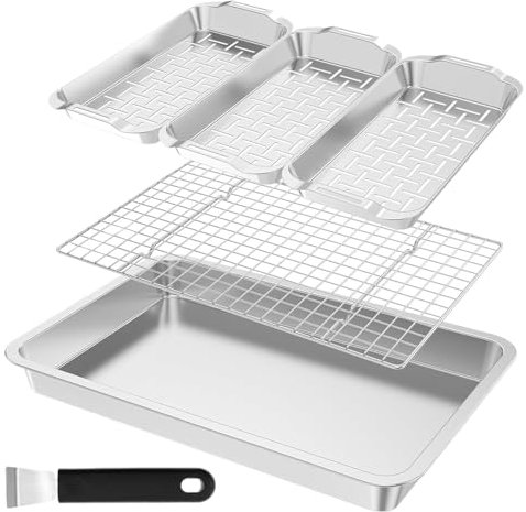 Panier À Légumes Pour Grillade Rectangulaire à plat et ouverture peu proe