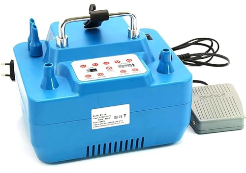 Pompa a palloncino elettrica a doppio ugello con timer, aeratore digitale 800W per decorazione rapida del partito