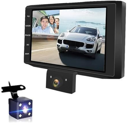 VIVIWI Dashcam Full 1080P con obiettivo 2/3, schermo da 4 pollici, video notturno con ampio sensore di copertura per la sicurezza dell'auto