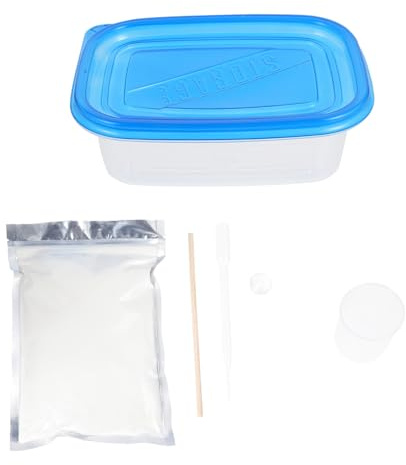 HEALSOPTHY Jouet à Fluide Non Newtonien pour Expérience Scientifique, Matériel Pédagogique en Plastique et Poudre, Stimule L'intérêt des Garçon et Filles Science Bricolage