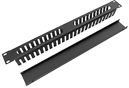 Operitacx Soporte de Montaje para Cables Organizador de Sistema de Gestión de Cables para Redes y Equipos de Oficina Diseño Profesional y Duradero para Instalaciones Rack y Hogar