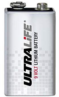 Pile au lithium Ultralife modèle 6LR61 9V-Block